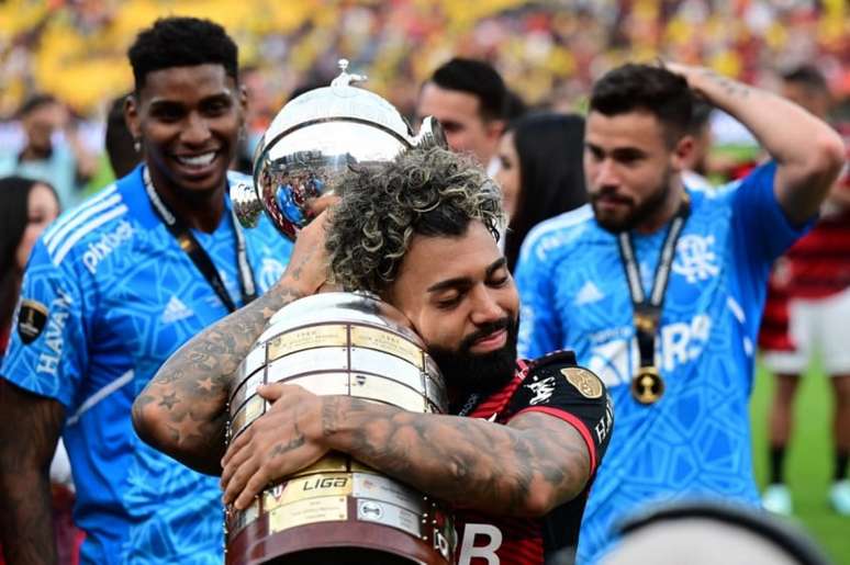 Flamengo conquistou o tricampeonato da Libertadores (Foto: RODRIGO BUENDIA / AFP)