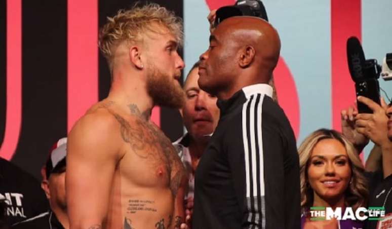 Aguardada luta de Boxe entre Jake Paul e Anderson Silva vai acontecer neste sábado (Foto: Reprodução/TheMacLife)