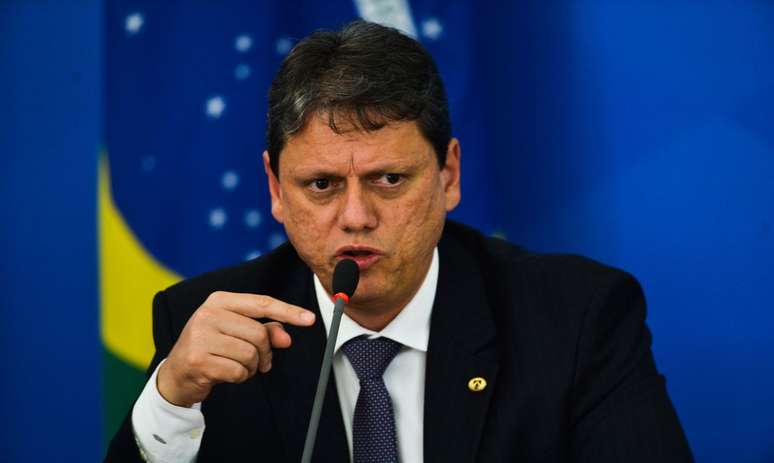 Candidato a governador do Estado de São Paulo Tarcísio de Freitas (Republicanos).