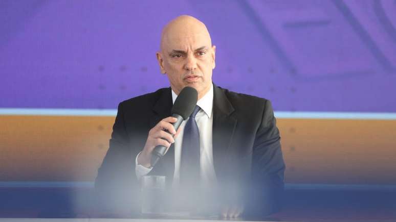 Alexandre de Moraes, presidente do TSE, em entrevista coletiva