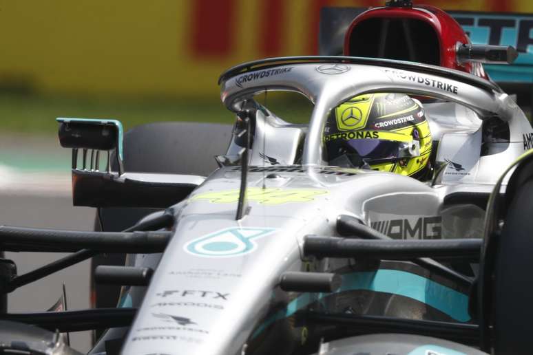 Lewis Hamilton foi o segundo colocado no GP da Cidade do M&eacute;xico 