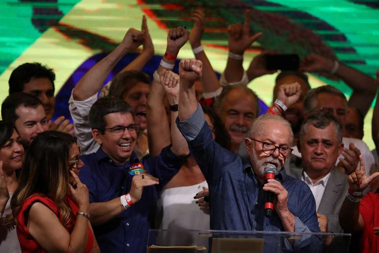 Lula fez discurso da vitória em São Paulo
