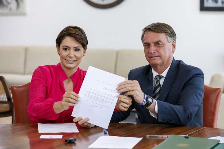 Michelle e Jair Bolsonaro