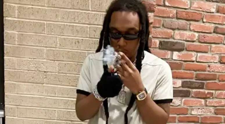 Takeoff momentos antes de sua morte