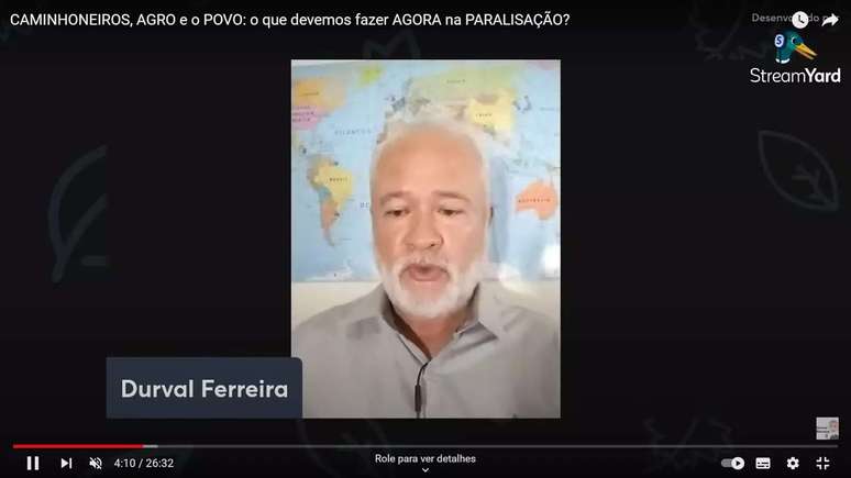 Live de militar defendendo desobediência civil durante paralisação não foi removida pelo YouTubes