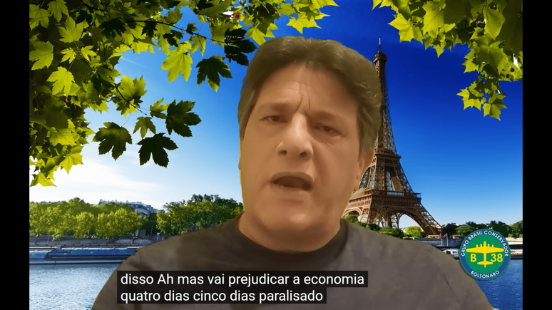 Militar aposentado da Aeronáutica, Koury postou vídeo pedindo paralisação com caminhões semanas antes das votações; mensagem viralizou no Telegram