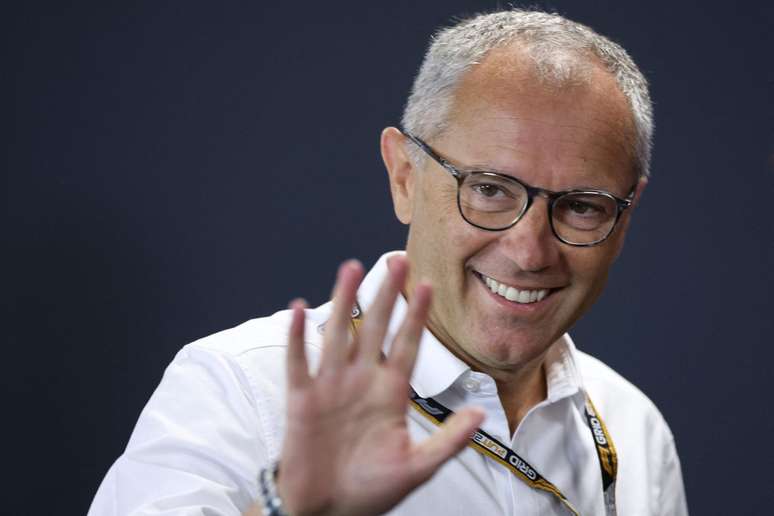 Stefano Domenicali, presidente da Fórmula 1, esteve em Barranquilla, Colômbia 