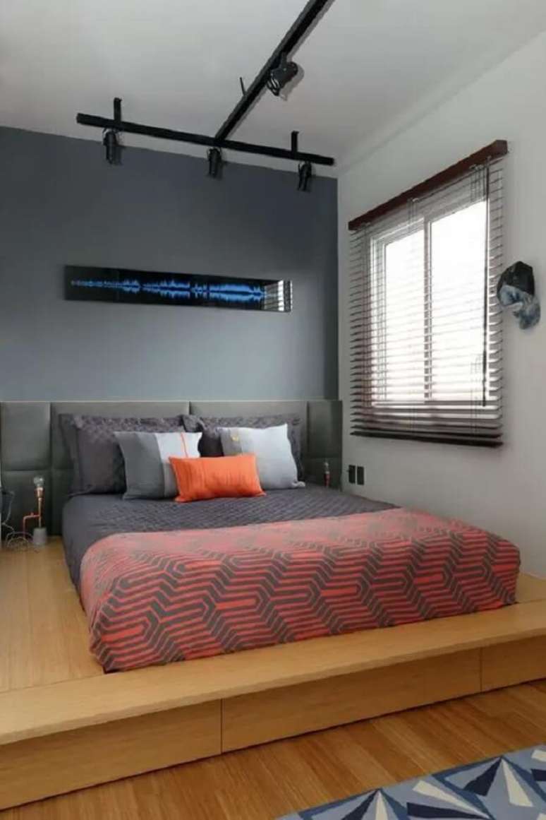 53. Jogo de cama oriental com estampa moderna. Fonte – Casa e Jardim
