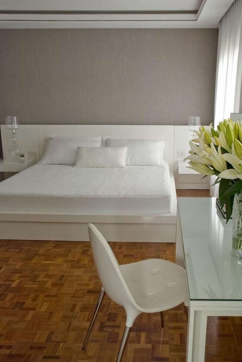 29. Projeto de quarto com camas baixas estilo oriental casal. Fonte – Roberto Migotto