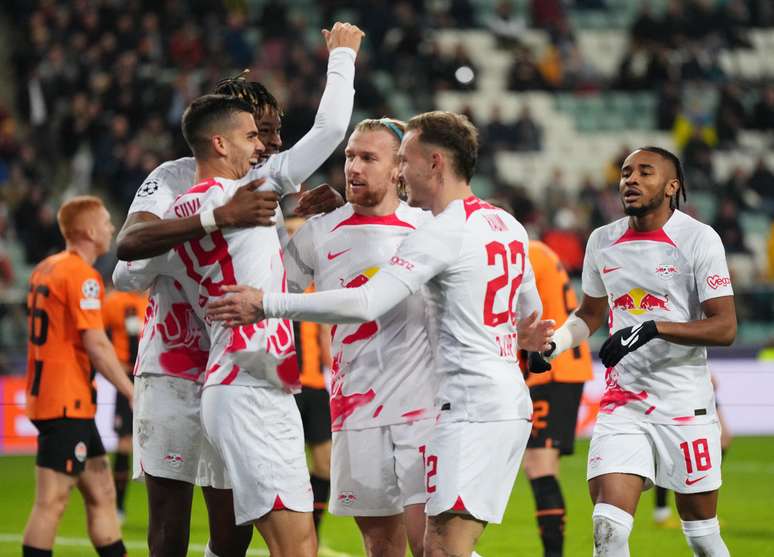 RB Leipzig vence o Shakthar Donetsk por 4 a 0 fora de casa
