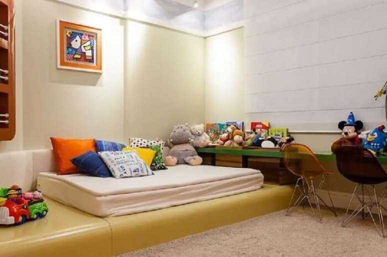 77. A cama oriental no quarto infantil traz um toque divertido ao decor. Fonte – Decor Fácil
