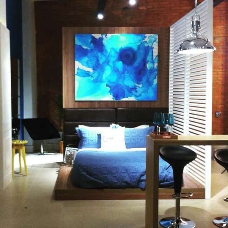 43. Modelo de jogo de cama oriental azul. Fonte – Kátia Pimenta
