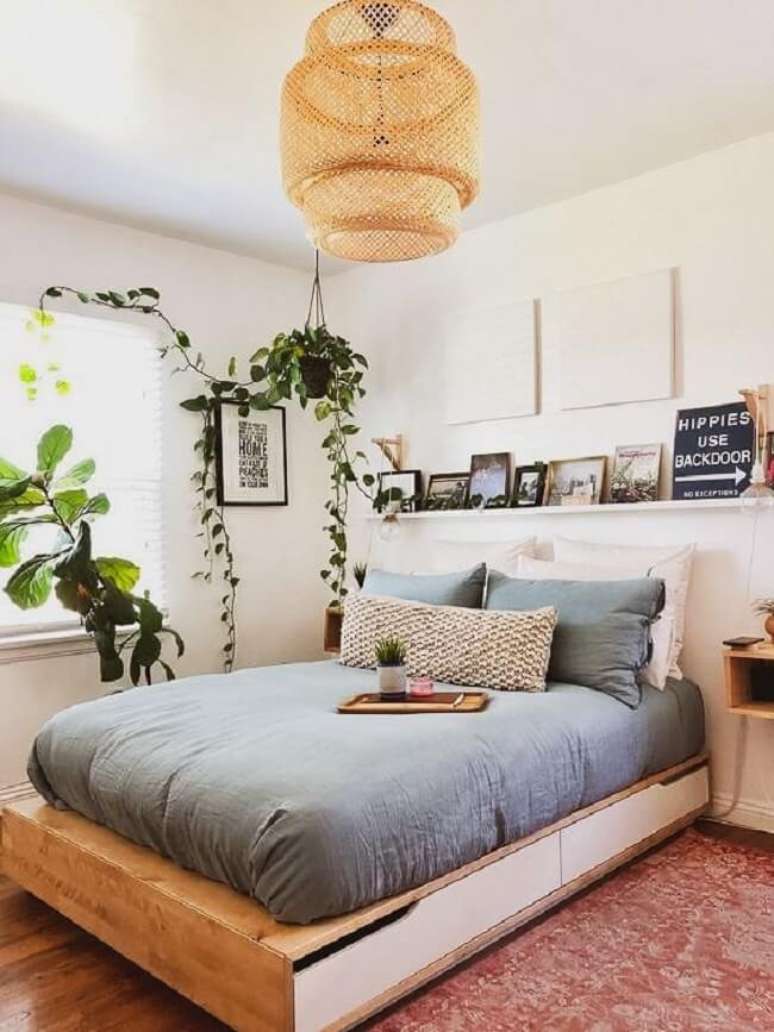 46. Modelo de cama estilo oriental com gaveteiros. Fonte – Mungfali