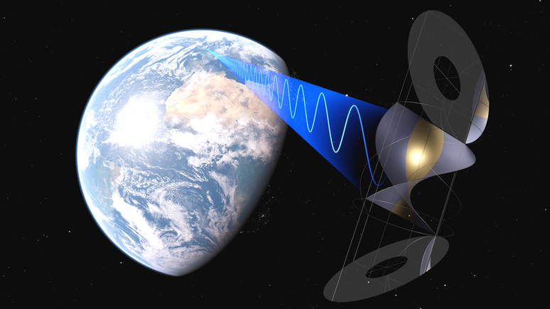 A SEI projetou satélites para coletar energia solar no espaço