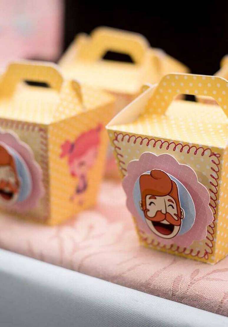 43. Caixinha para lembrancinhas de festa Mundo Bita &ndash; Foto: Oficina de Sonhos