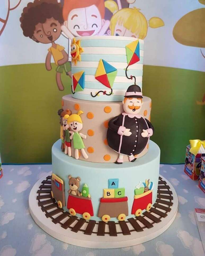 13. Lindo bolo personalizado para festa infantil Mundo Bita &ndash; Foto: Cake Shop
