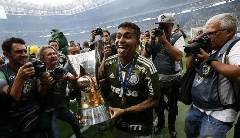 Palmeiras levou o Brasileirão-2018 antes de garantir a taça de 2022 (Foto: Divulgação/Palmeiras)