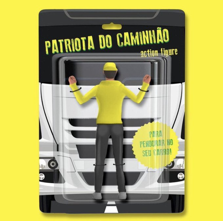 Memes do "patriota do caminhão" encheram as redes sociais 