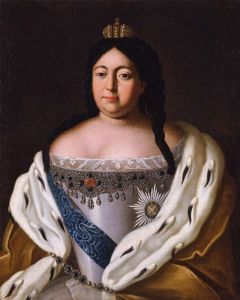 A imperatriz Anna Ioannovna - Ana 1ª da Rússia (1693-1740)