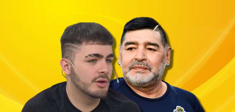 De TV em TV, Santiago Lara insiste ser filho de Diego Maradona