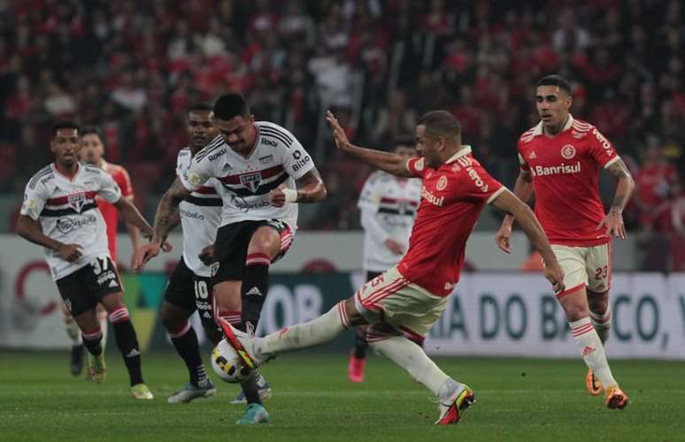 São Paulo e Internacional se enfrentam pela 37ª rodada do Brasileirão (Foto: Rubens Chiri/São Paulo FC)