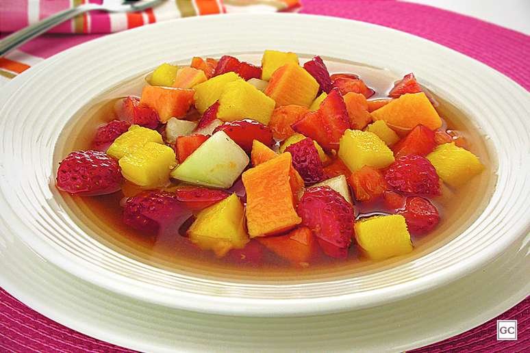 Salada de frutas prática