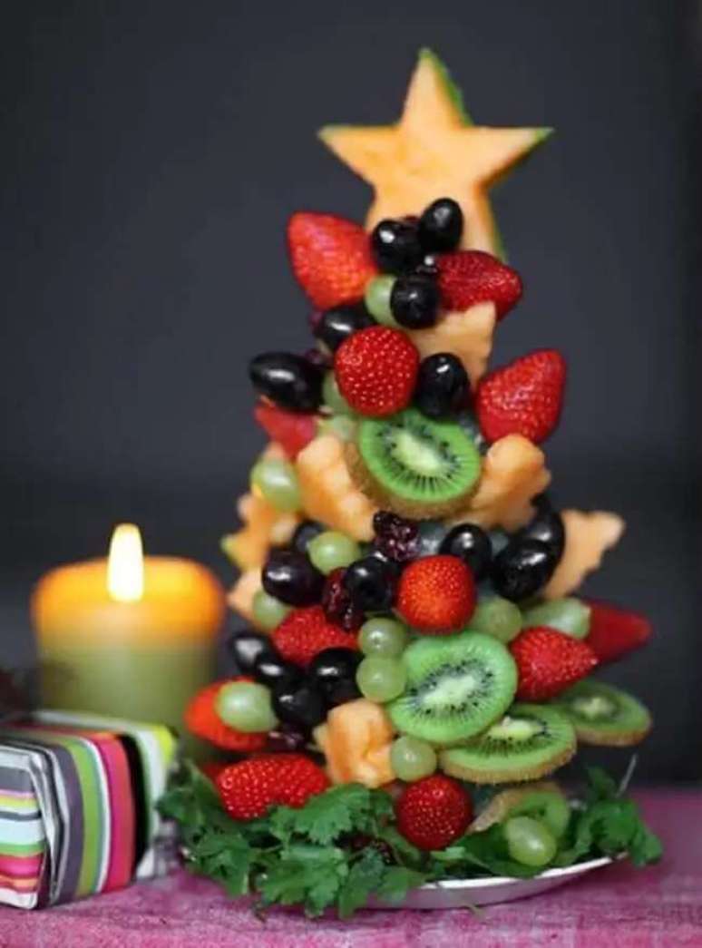 10. A árvore de natal com frutas e sucesso absoluto. Fonte – Casa e Festa