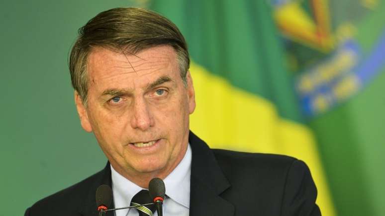 Imagem mostra o presidente Jair Bolsonaro, cujo governo não levou debates sobre indígenas e quilombolas à COP27.