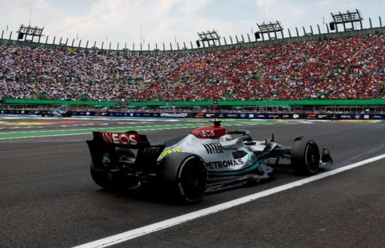Mercedes W13 mostrou bom rendimento no México