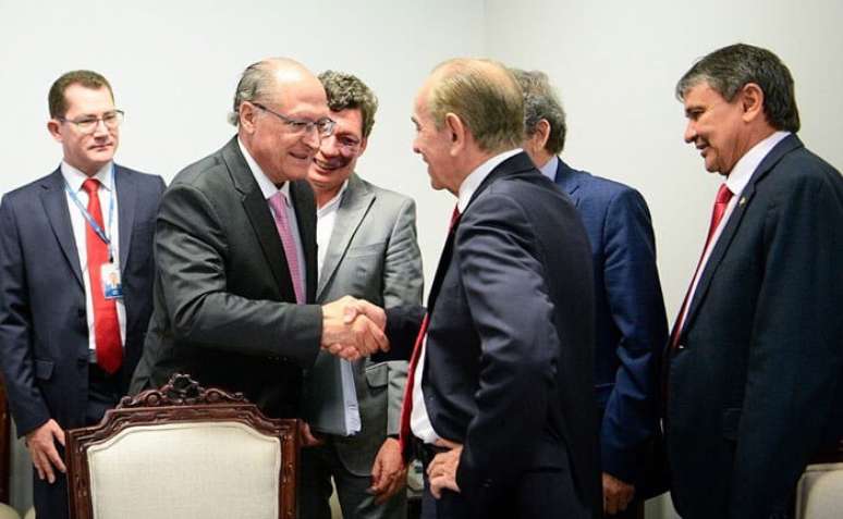 Geraldo Alckmin e a equipe