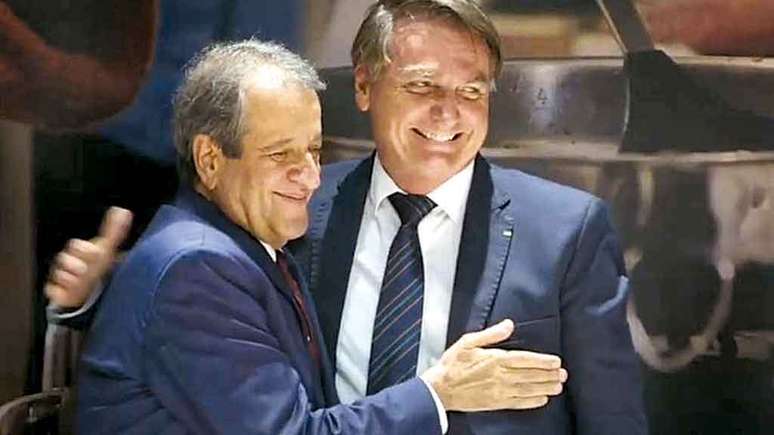 Valdemar Costa Neto e Bolsonaro 