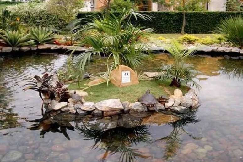 13. Tartarugas e peixes para lagos ornamentais. Fonte &ndash; Peixe & Vida