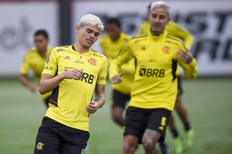 Ayrton Lucas e Erick Pulgar serão titulares do Flamengo contra o Juventude (Foto: Gilvan de Souza/Flamengo)