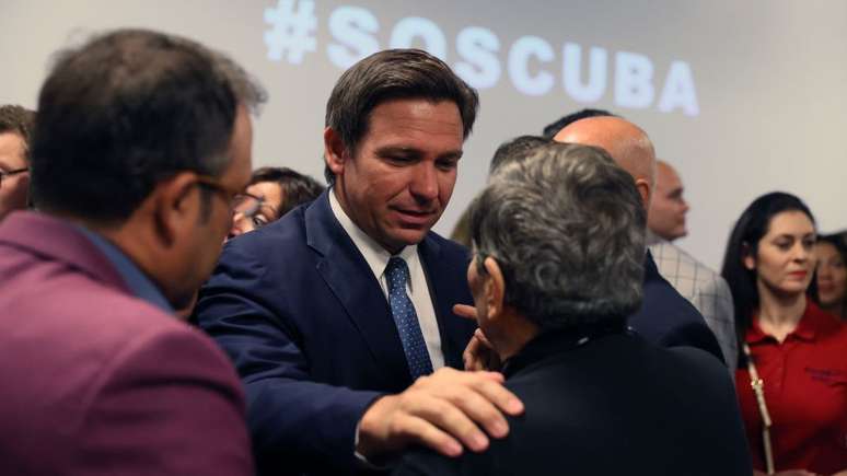 Ron DeSantis teve um triunfo notável em Miami