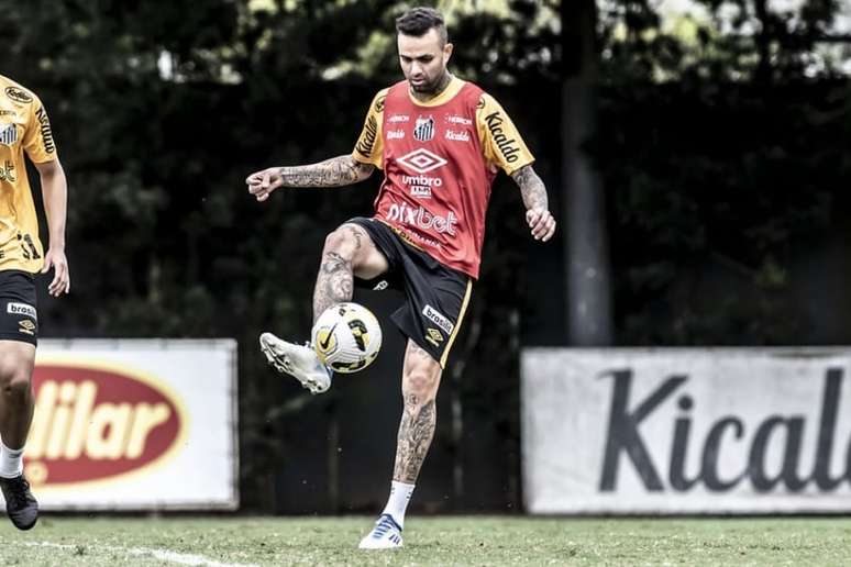 Luan deve ganhar nova chance na equipe titular do Santos diante do Botafogo (Foto: Ivan Storti / Santos)