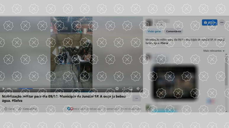 Posts difundem vídeo do 7 de Setembro de militares em estação de metrô de São Paulo como se retratasse mobilização atual em Jundiaí