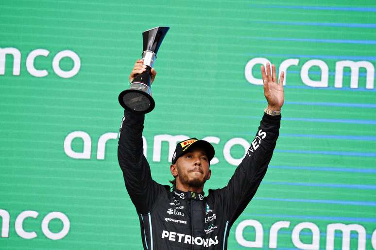 Hamilton foi segundo colocado em Austin e brigou pela vit&oacute;ria 