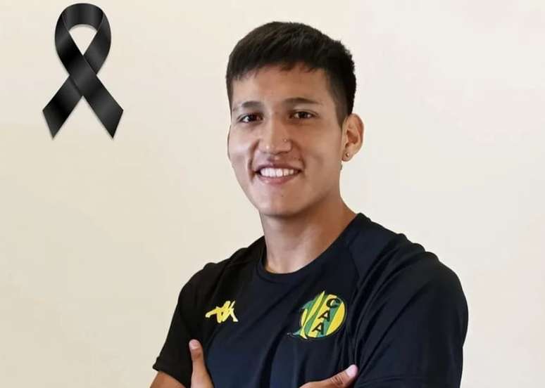 Samuel Rebollo era atleta do Aldosivi (Foto: Reprodução/Twitter)