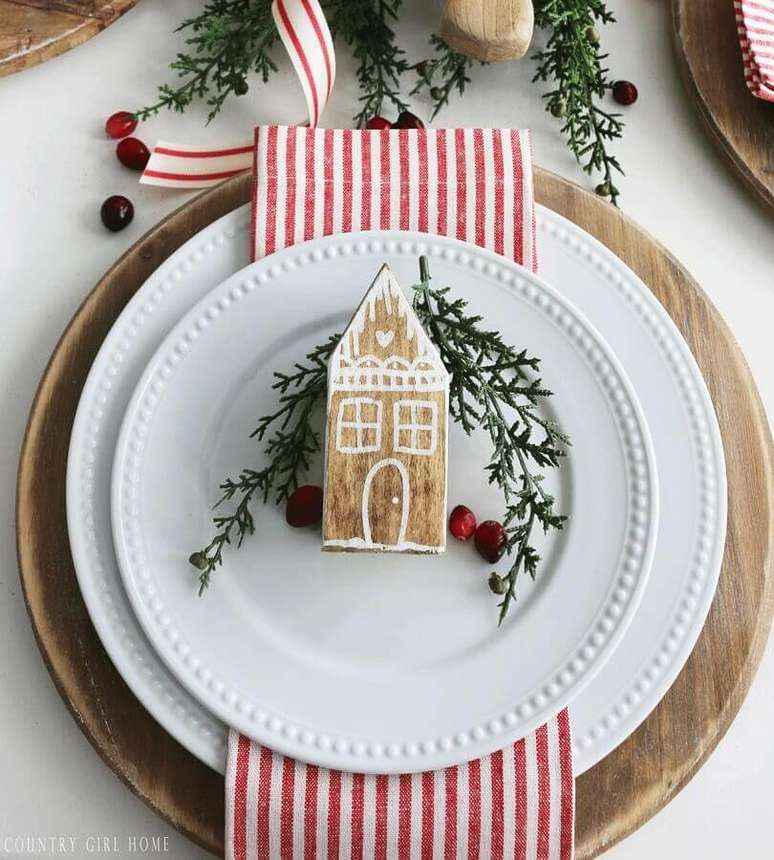 46. Detalhes para decora&ccedil;&atilde;o de mesa posta ano novo &ndash; Foto: Artofit