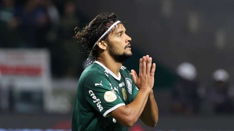 Em ritmo de despedida, Gustavo Scarpa foi o autor de um dos gols no Allianz Parque (Foto: Cesar Greco/Palmeiras)