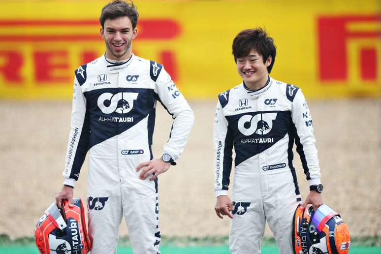 Gasly e Tsunoda são companheiros de equipe desde 2021 