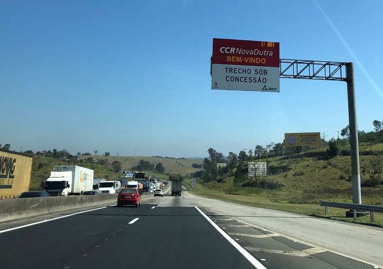 Trecho da rodovia Presidente Dutra, de concessão da CCR, em São Paulo 
01/08/2019
REUTERS/Gabriel Araujo