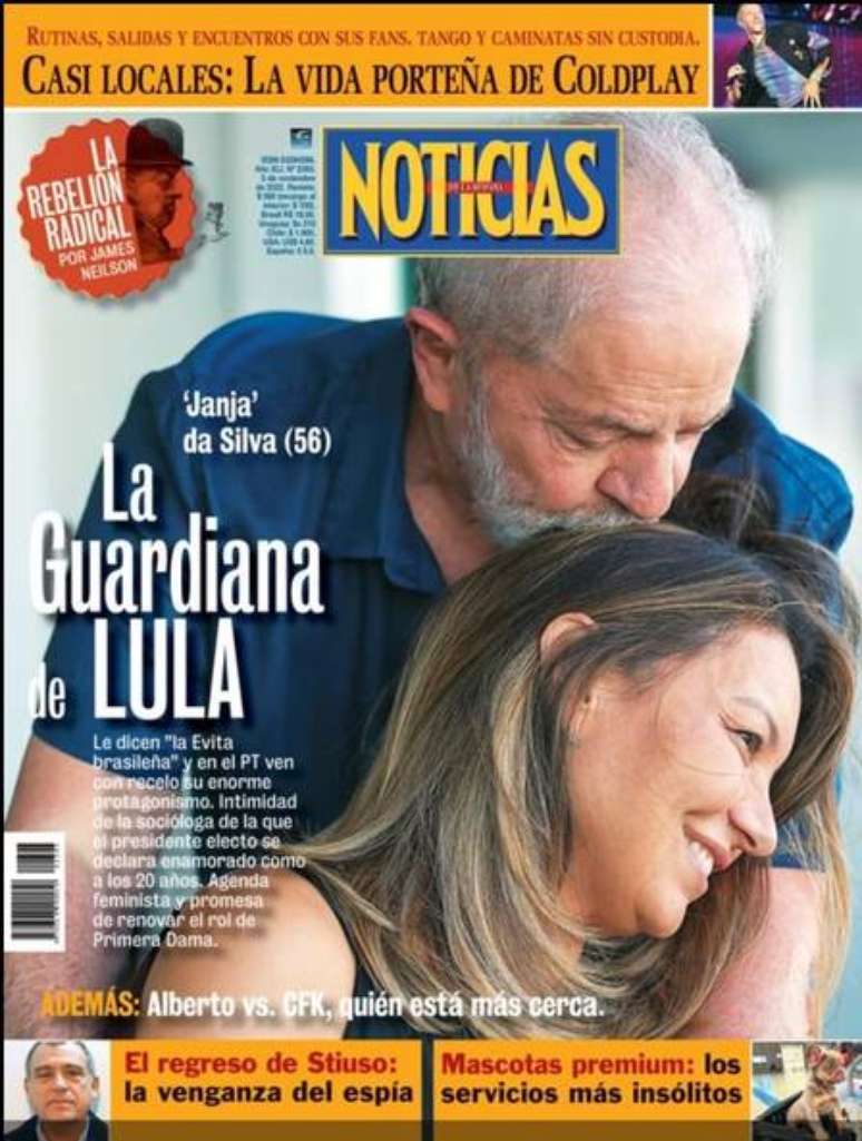 Janja é destaque em revista argentina 