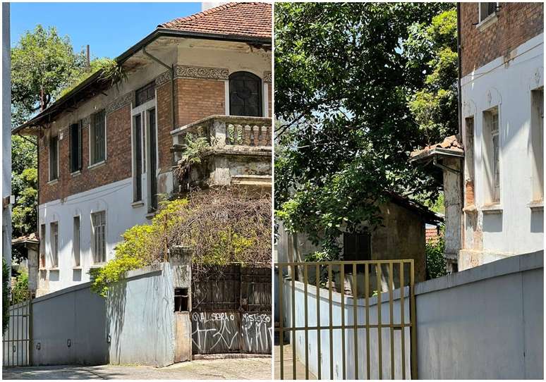 A lateral do casar&atilde;o que fica entre pr&eacute;dios residenciais altamente valorizados