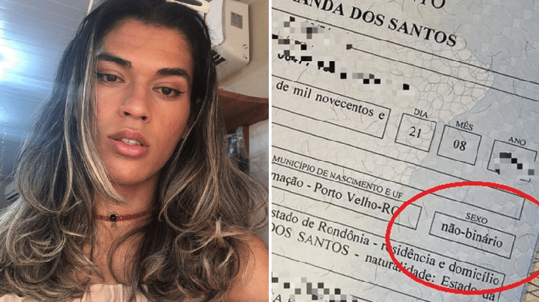 Esta é a 1ª vez que o estado de Rondônia preenche o campo de “sexo” da certidão de nascimento com a identidade não-binaria.