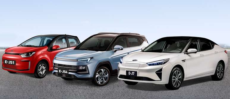 JAC Motors agora s&oacute; oferece modelos el&eacute;tricos no Brasil.