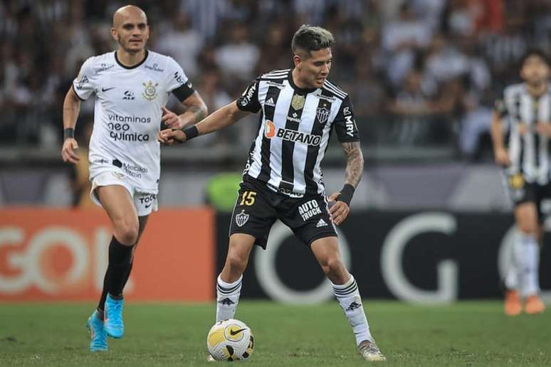 Timão venceu o Galo no primeiro turno do Campeonato Brasileiro, em BH (Foto: Pedro Souza / Atlético)