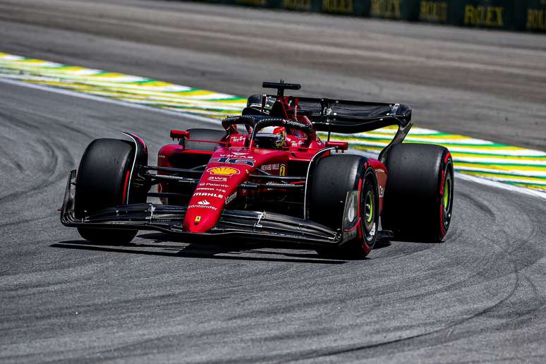 Charles Leclerc ficou em sexto na sprint 