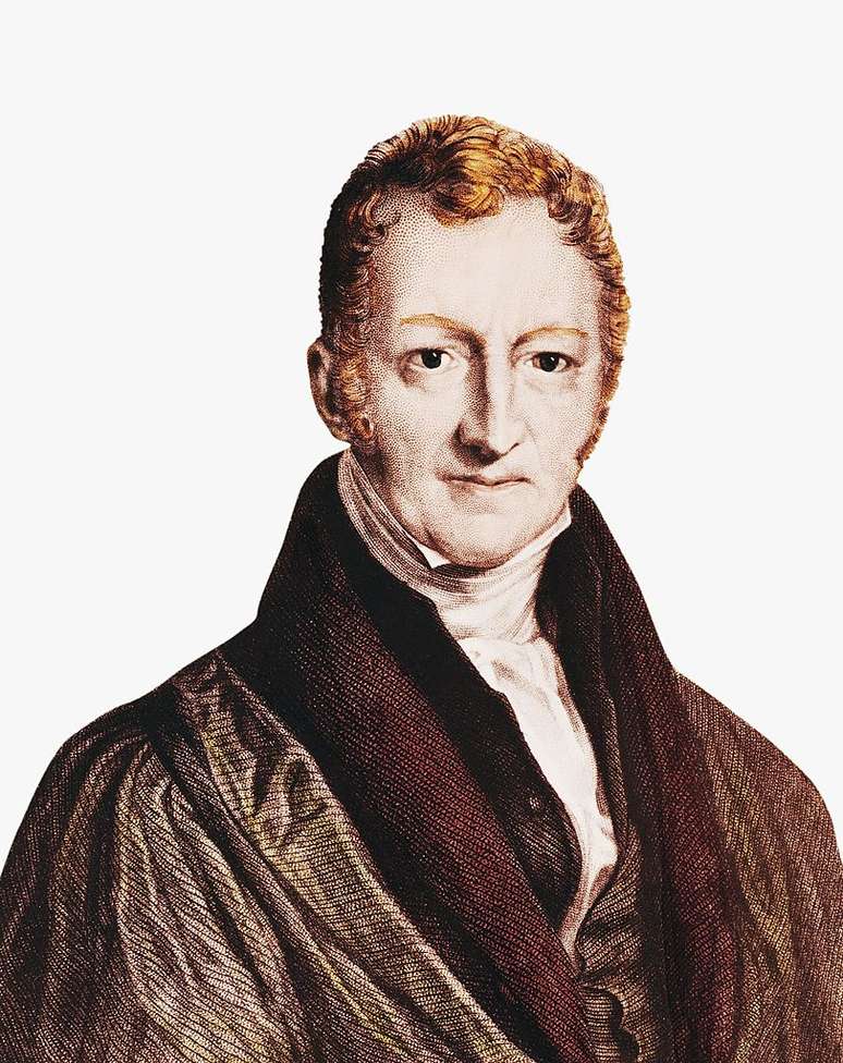 O economista britânico Thomas Malthus (1766-1834) é um dos primeiros e mais importantes demógrafos da história — sua teoria, chamada Malthusianismo, relaciona a questão do crescimento populacional descontrolado com os limitados recursos necessários para sua sobrevivência