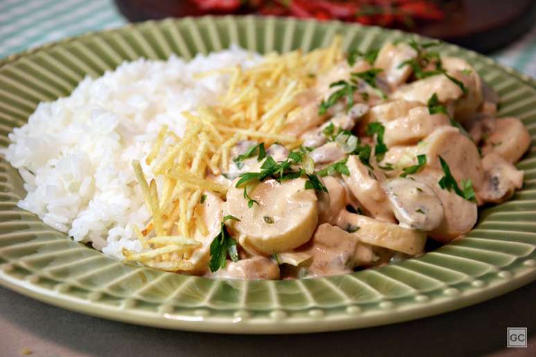 Estrogonofe de palmito &ndash; Foto: Guia da Cozinha